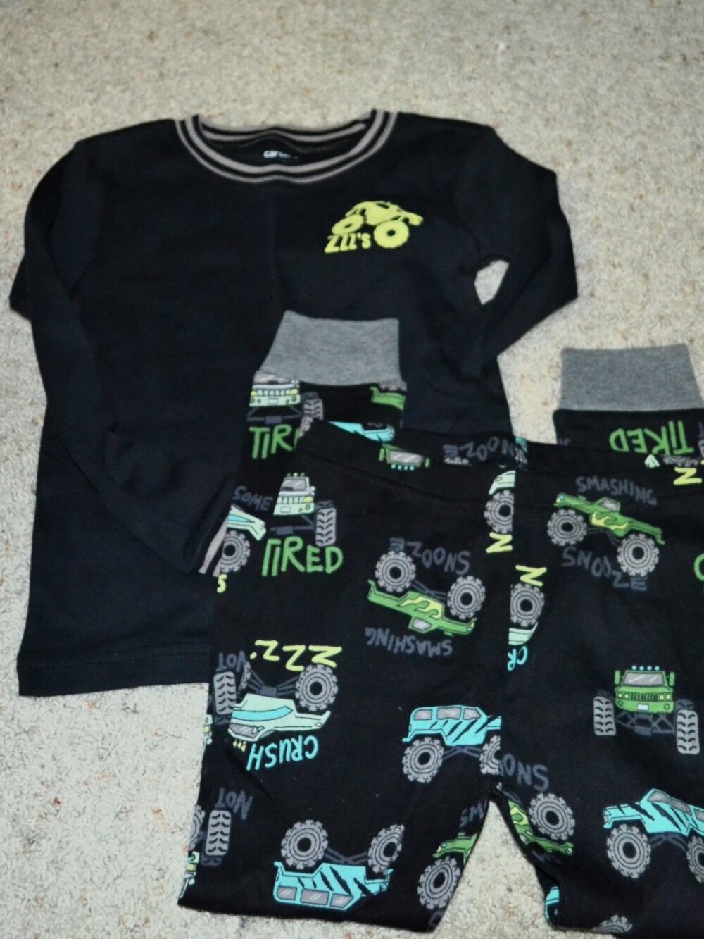 Carter's Monster Truck Pajamas